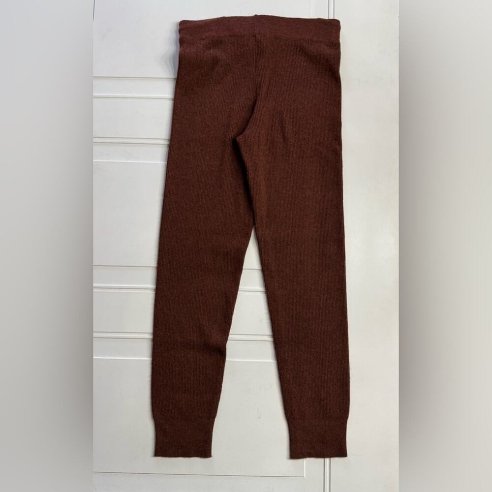 Thread & Supply Sienna Wool Blend Knit Brown Leggings Pants Joggers Size Small - Picture 6 of 6